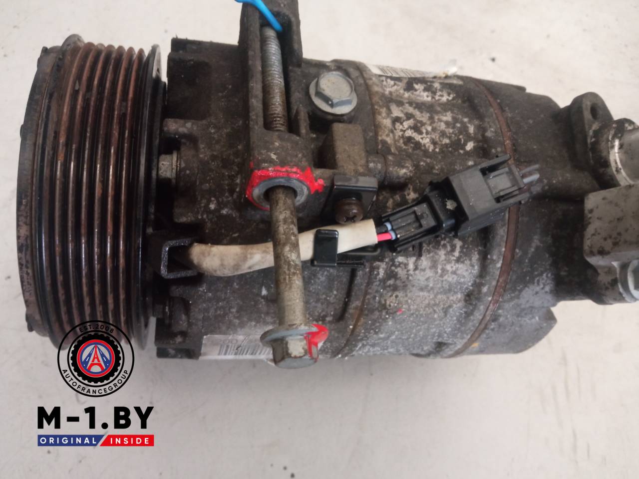 компрессор кондиционера Renault Trafic 2 поколение (2001 - 2006), 2.0 л., дизель, 8200454172E - фото №1