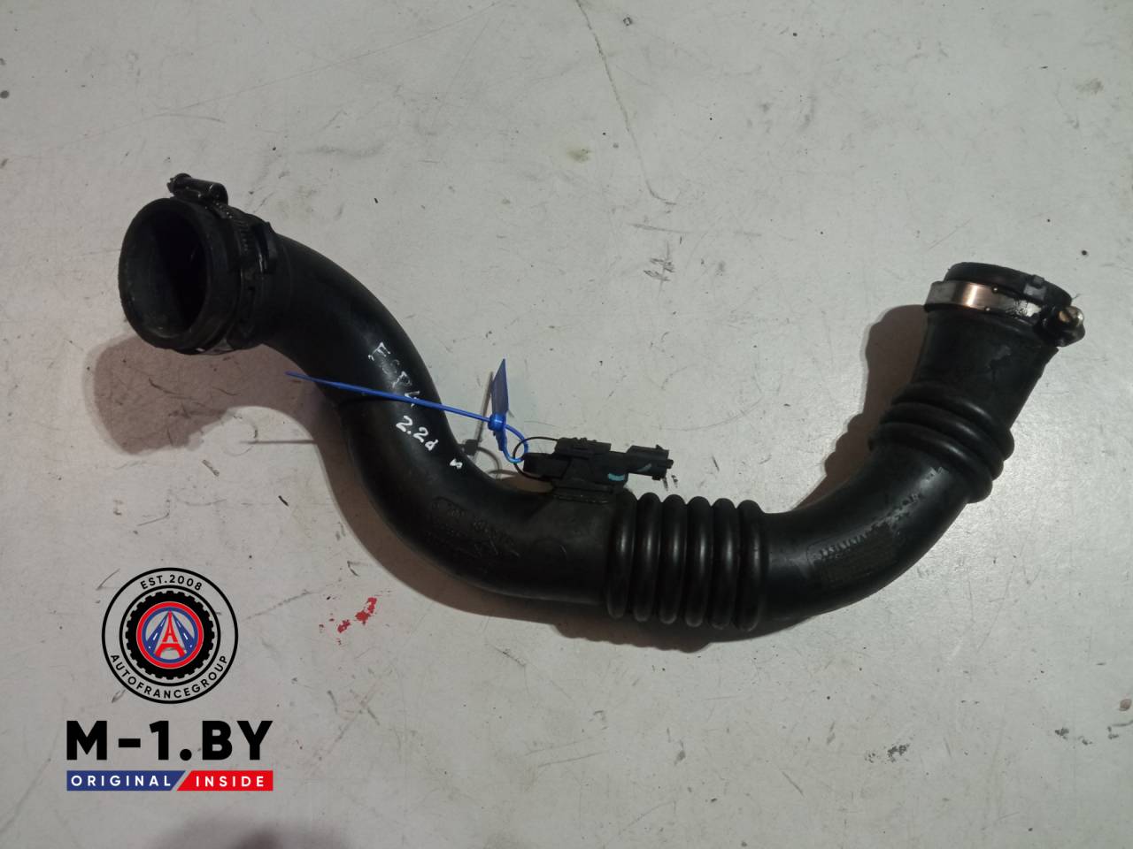 патрубок интеркулера Renault Espace 4 поколение (2002 - 2006), 2.2 л., дизель, 8200484318 - фото №1