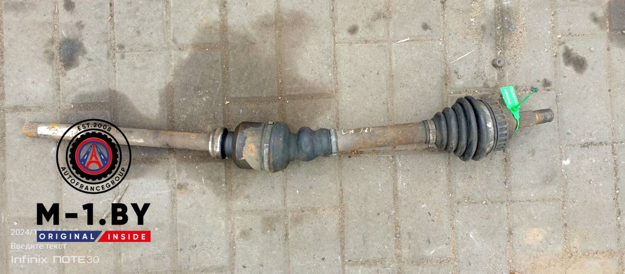 полуось передняя правая (приводной вал, ШРУС) Citroen C4 Picasso 1 поколение (2006 - 2013), 1.8 л., бензин - фото №1