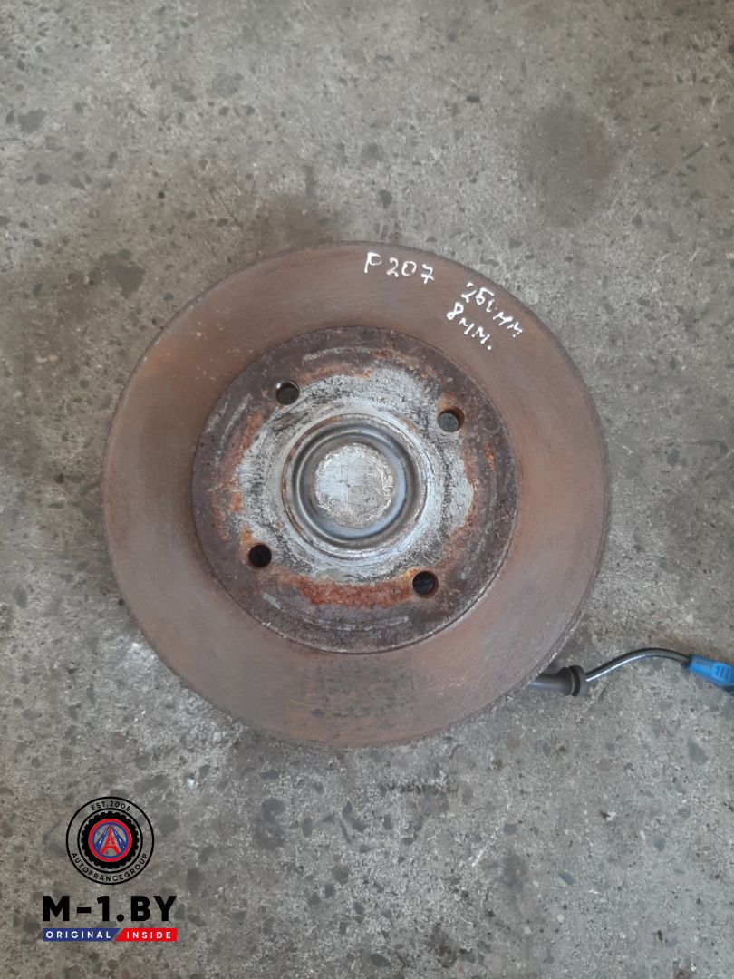 диск тормозной задний Peugeot 207 1 поколение (2006 - 2009) - фото №1