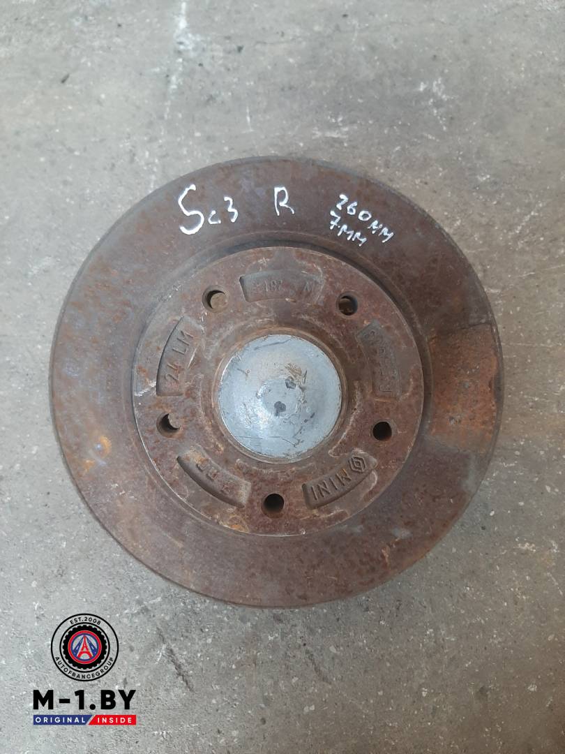 диск тормозной задний Renault Scenic 3 поколение (2009 - 2012) - фото №1