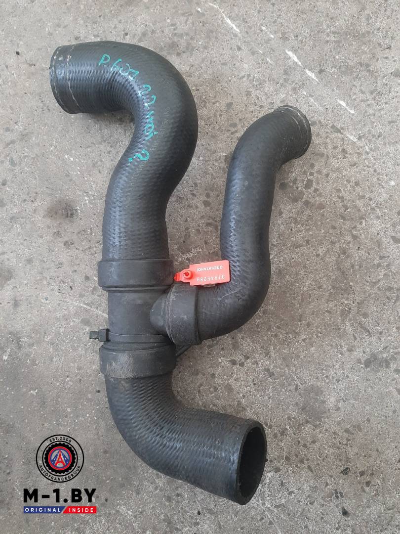патрубок интеркулера Peugeot 607 1 поколение (2000 - 2004), 2.2 л., дизель - фото №1