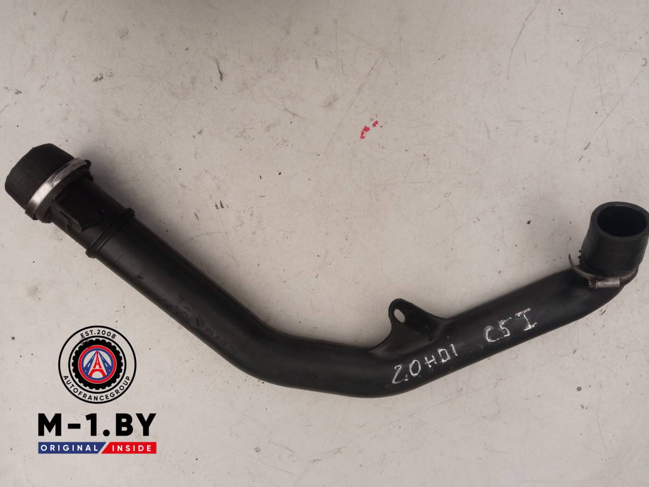 патрубок интеркулера Citroen C5 1 поколение (2000 - 2004), 2.0 л., дизель, 9641289480 - фото №1