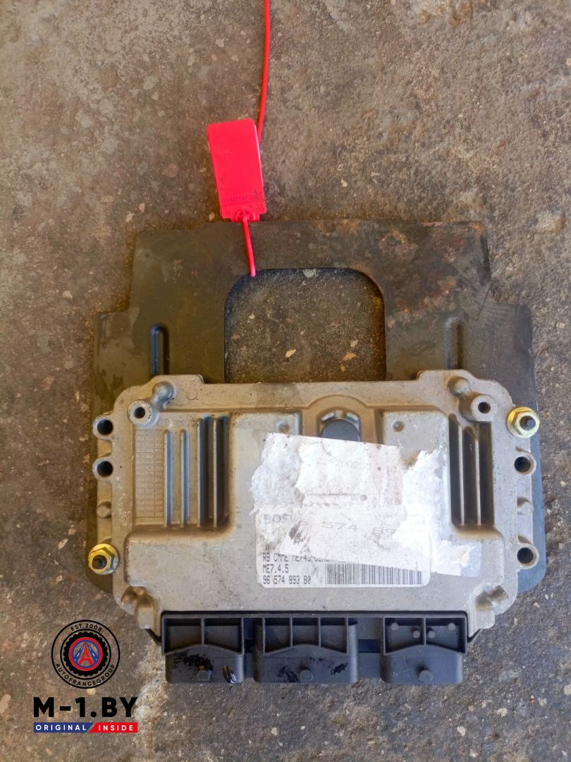 блок управления двигателем Peugeot 308 T7 (2007 - 2011), 1.6 л., бензин, 9657489380 - фото №1