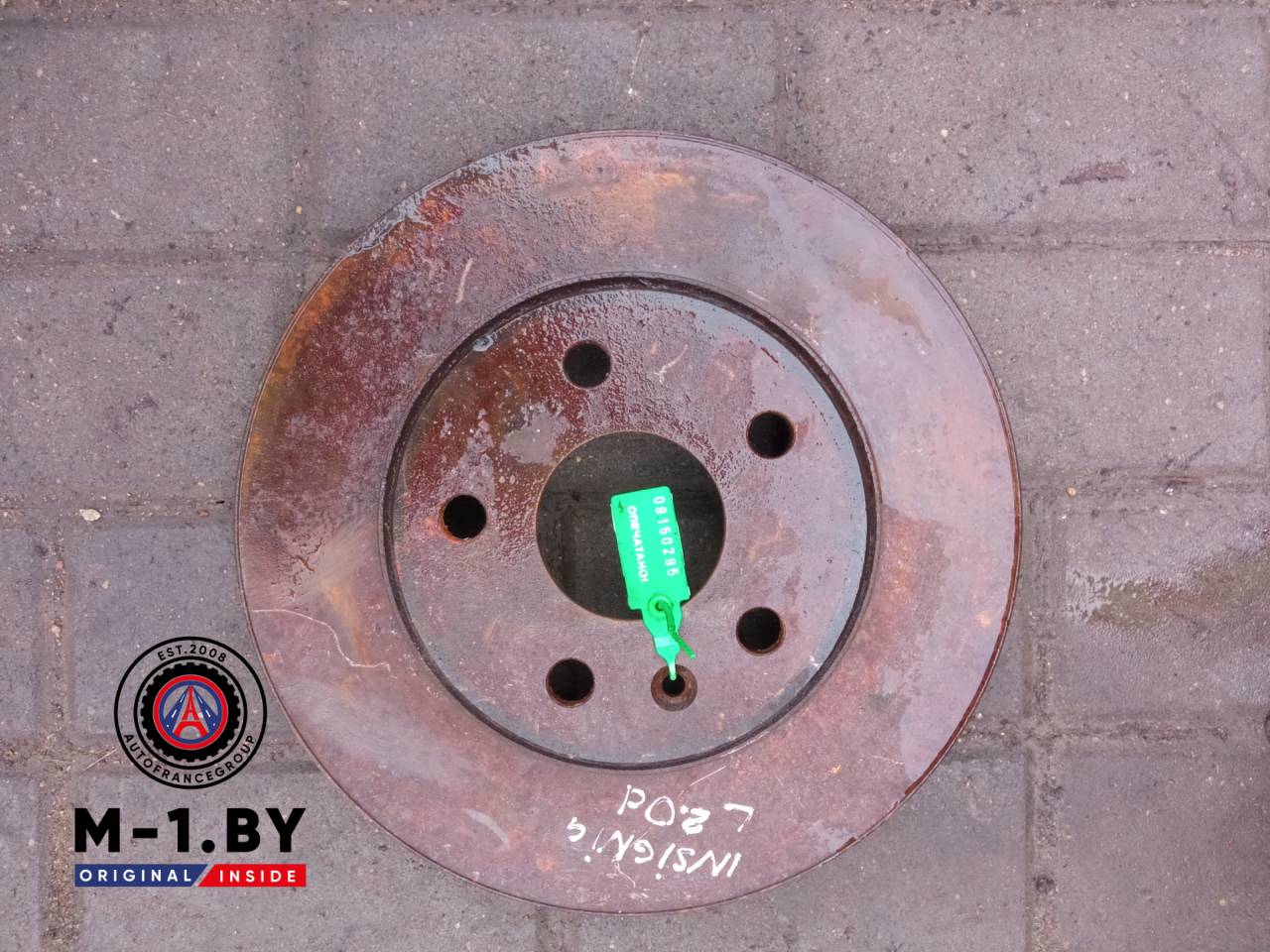 диск тормозной передний Opel Insignia 1 поколение (A) (2008 - 2014), 2.0 л., дизель - фото №1