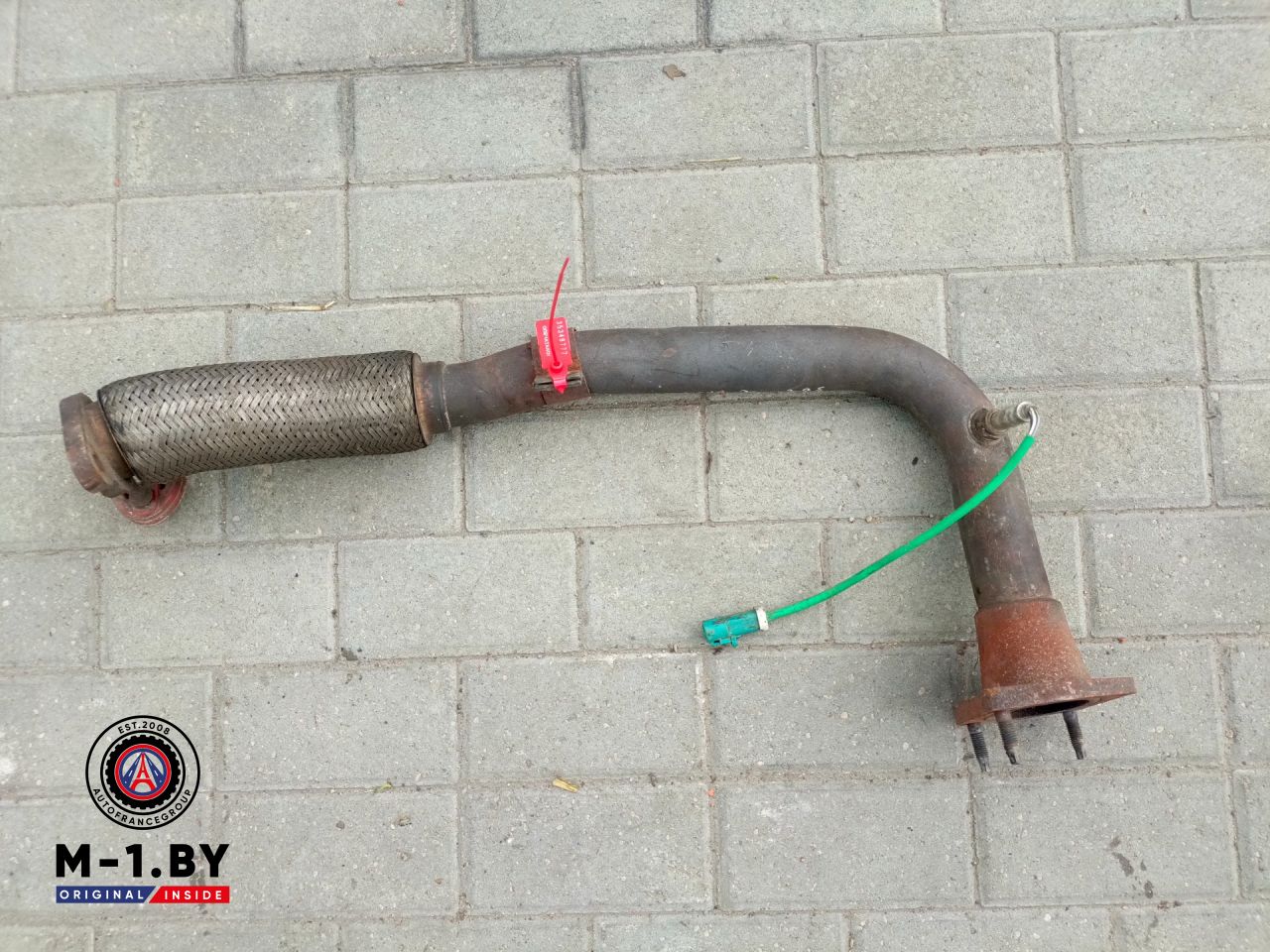 труба приемная глушителя Ford Mondeo 2 поколение (1996 - 2000), 2.0 л., бензин, 98BB5246AH - фото №1