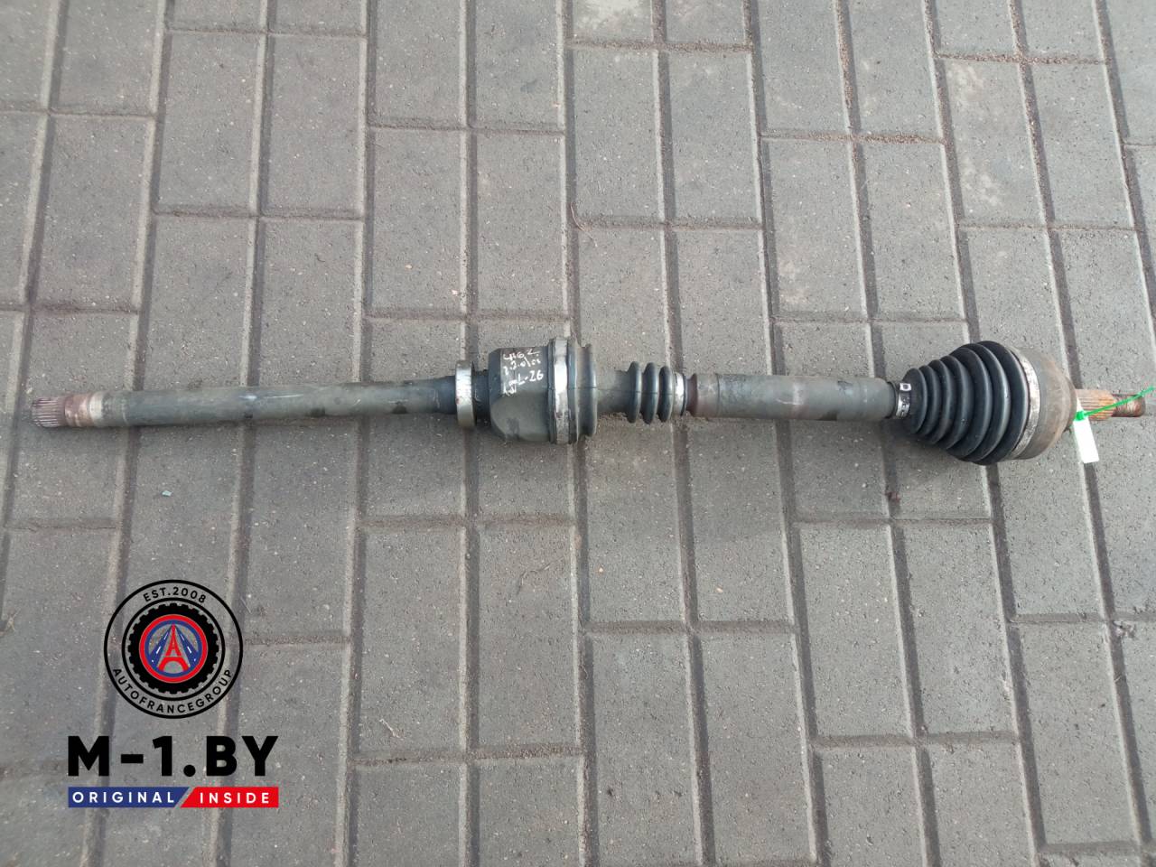 полуось передняя правая (приводной вал, ШРУС) Renault Laguna 2 поколение (2001 - 2005), 2.2 л., дизель - фото №1