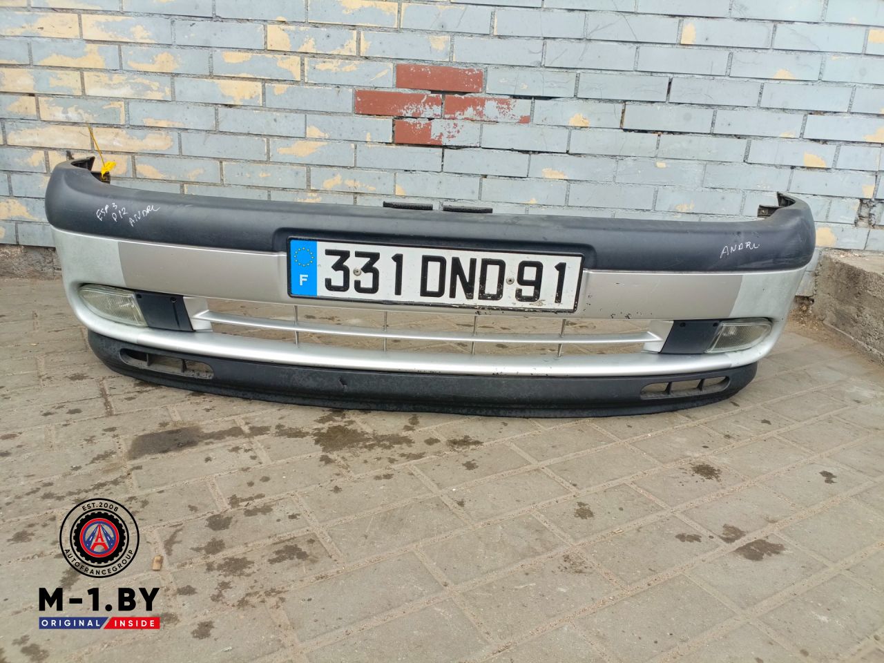 бампер передний Renault Espace 3 поколение (1996 - 2002) - фото №1