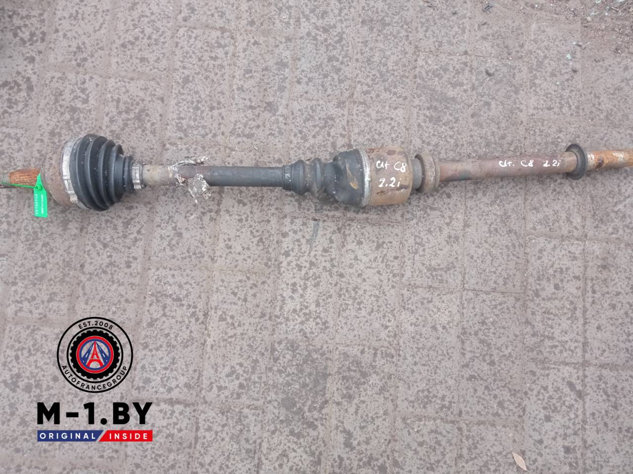 полуось передняя правая (приводной вал, ШРУС) Citroen C8 1 поколение (2002 - 2008), 2.2 л. - фото №1