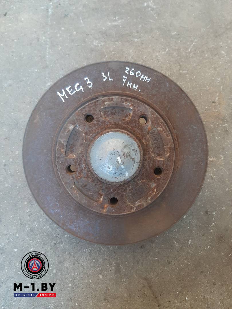 диск тормозной задний Renault Megane 3 поколение (2008 - 2014) - фото №1