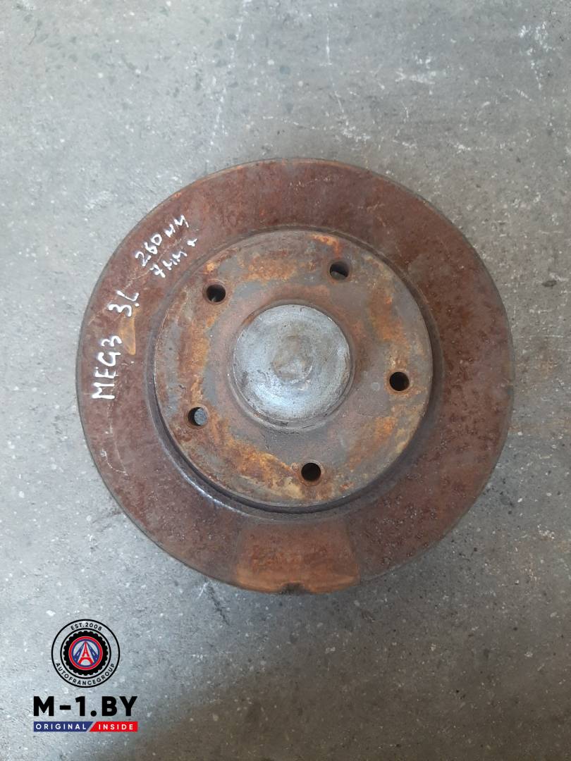 диск тормозной задний Renault Megane 3 поколение (2008 - 2014) - фото №1