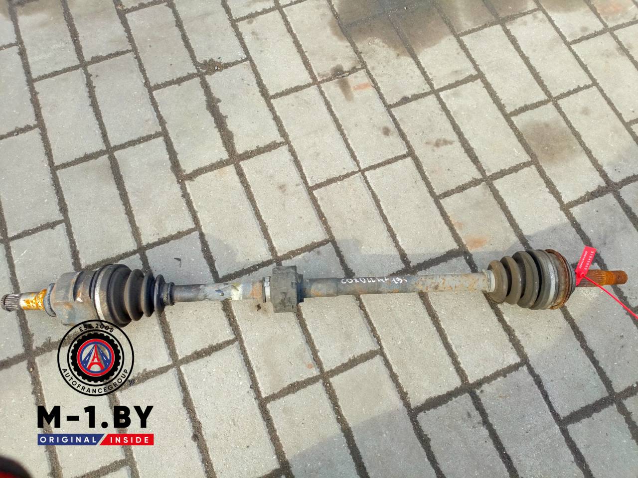 полуось передняя правая (приводной вал, ШРУС) Toyota Corolla 7 поколение (E100) (1991 - 2000), 1.3 л., бензин - фото №1