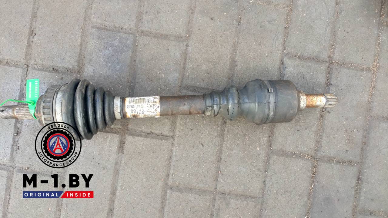 полуось передняя левая (приводной вал, ШРУС) Citroen Xsara Picasso 1 поколение (1999 - 2004), 1.8 л., бензин, 9623687180 - фото №1