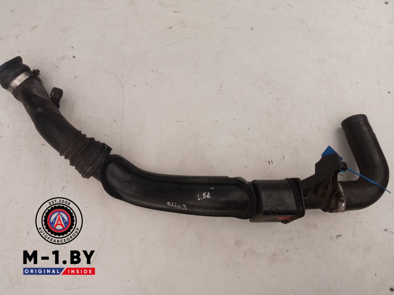 патрубок интеркулера Renault Clio 3 поколение (2005 - 2009), 1.5 л., дизель - фото №1