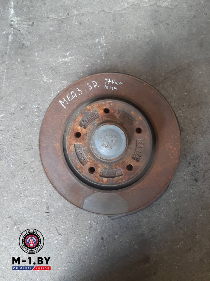 диск тормозной задний Renault Megane 3 поколение (2008 - 2014) - фото №1