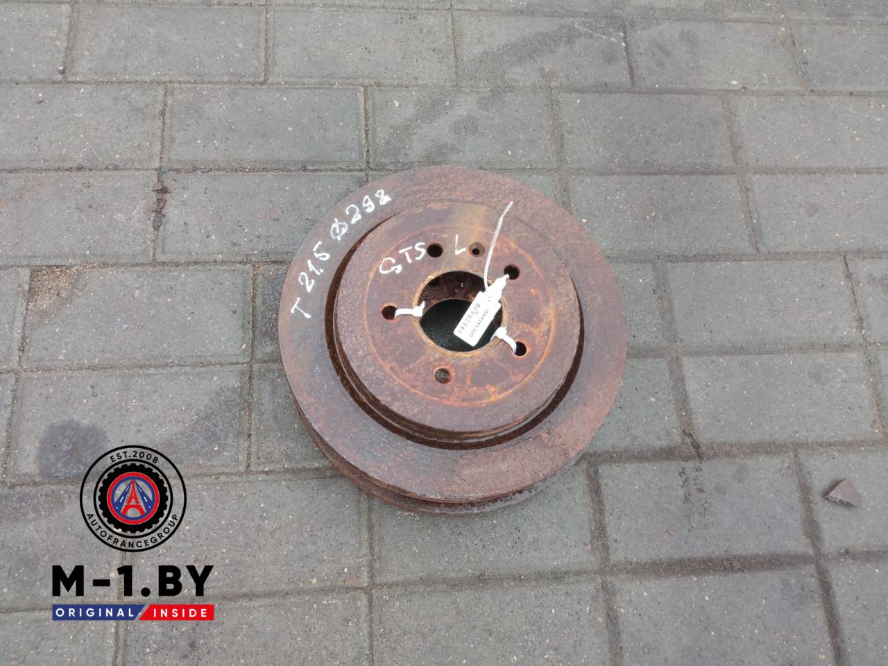 диски тормозные задние Cadillac CTS 1 поколение (2002 - 2007) - фото №1