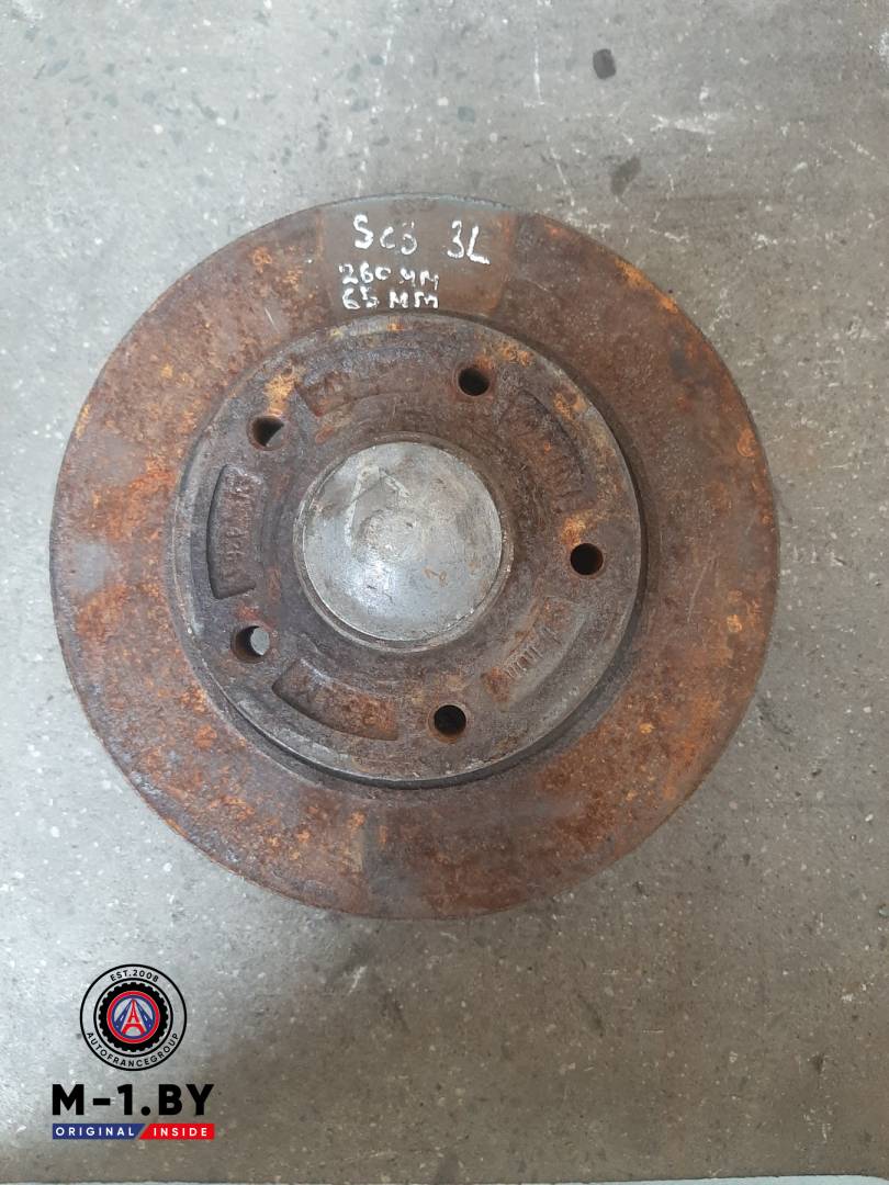 диск тормозной задний Renault Scenic 3 поколение (2009 - 2012) - фото №1