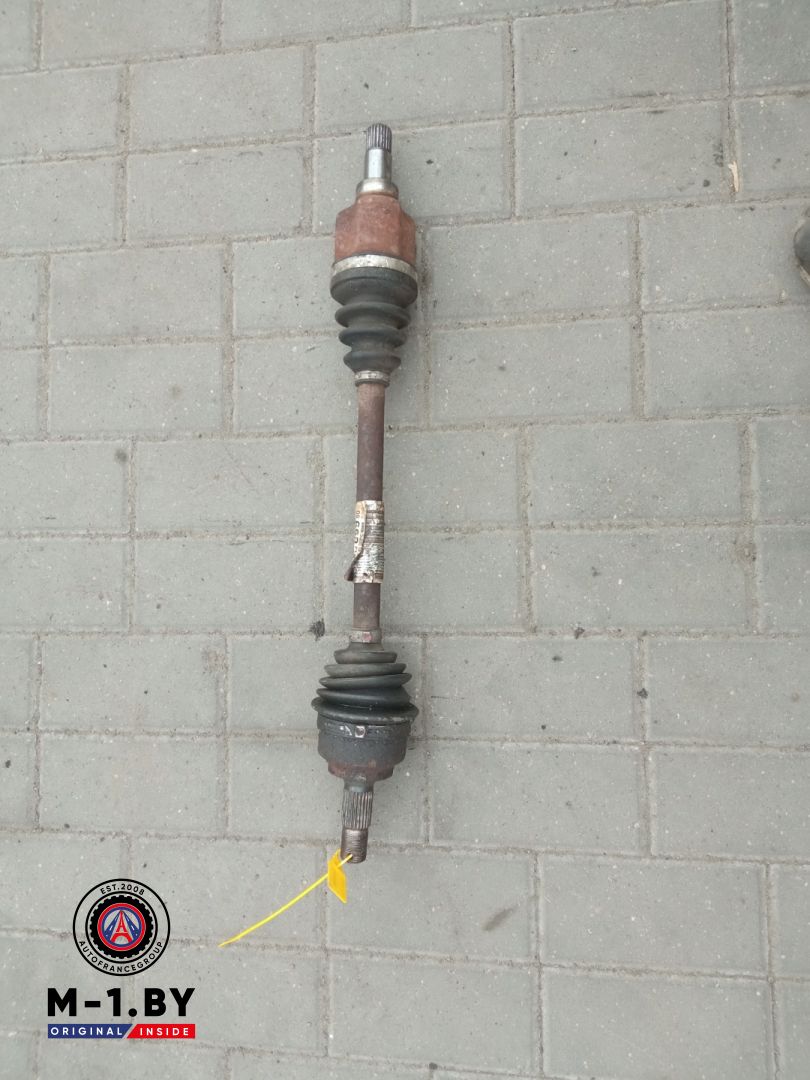 полуось передняя левая (приводной вал, ШРУС) Peugeot 207 1 поколение (2006 - 2009), 9651309980 - фото №1