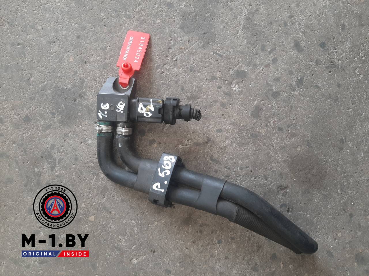 датчик давления (температуры) выхлопных газов Peugeot 508 1 поколение (2010 - 2014), 1.6 л., дизель, 9662143180 - фото №1