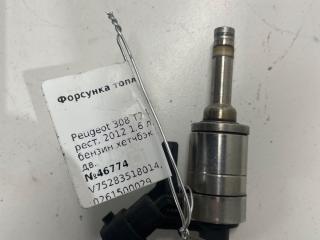 форсунка Peugeot 308 1 поколение [рестайлинг] 2012, 1.6 л., бензин, хетчбэк 5 дв., V75283518014, 0261500029