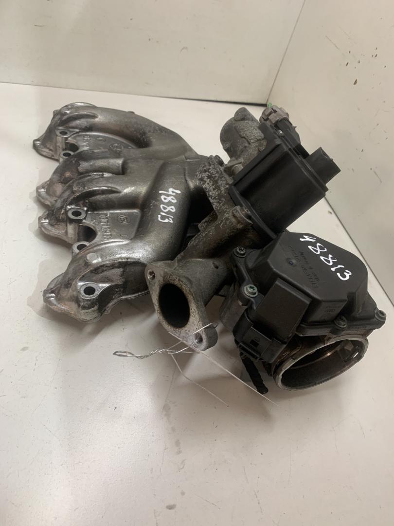 заслонка дроссельная Volkswagen Passat B6 2006, 1.9 л., дизель, 03G128063Q, 03G131502, 03G129637A - фото №1