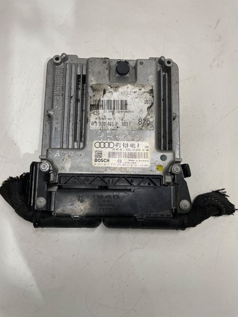 блок управления двигателем Audi A6 4F/C6 2007, 2.7 л., дизель, 4F1910401P, 4F0907401C, 0281013835 - фото №1