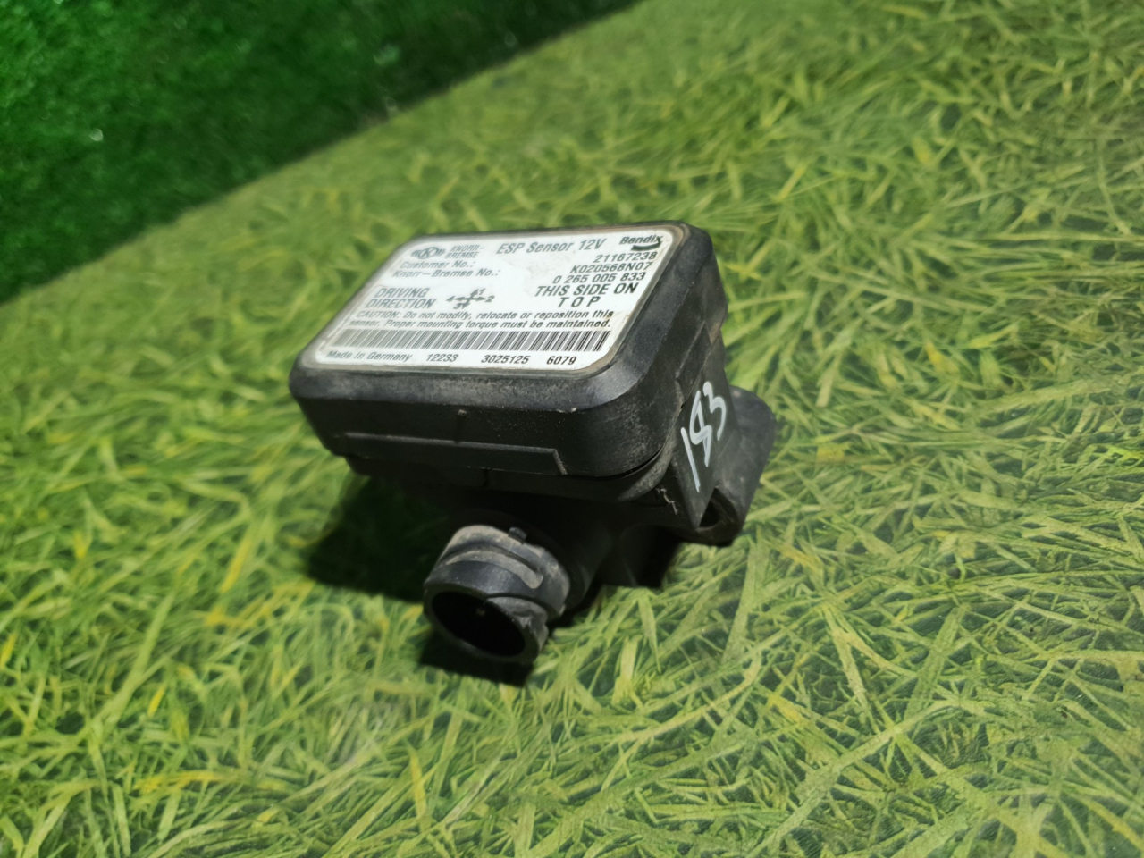 Блок управления ABS/ESP Volvo FH 3 поколение 2012, 12.8 л., D13C500, дизель, АКПП, 21167238, K020568N07, 0265005833 - фото №1