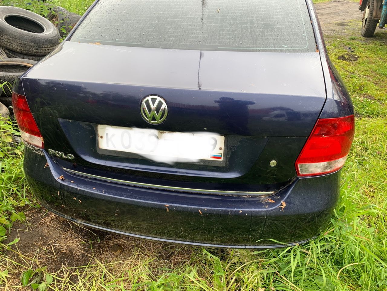 крышка багажника (дверь 3-5) Volkswagen Polo 5 поколение 2014, седан - фото №1