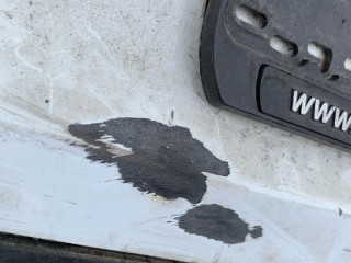 бампер задний Hyundai Solaris 1 поколение [рестайлинг] 2015, хетчбэк 5 дв., 0K2NB53100