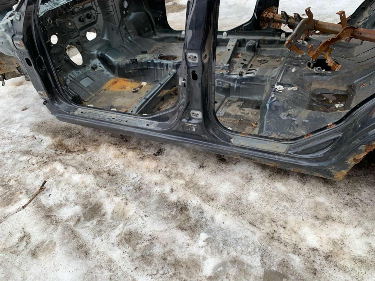 порог левый Nissan Almera Classic B10 2013, седан - фото №1