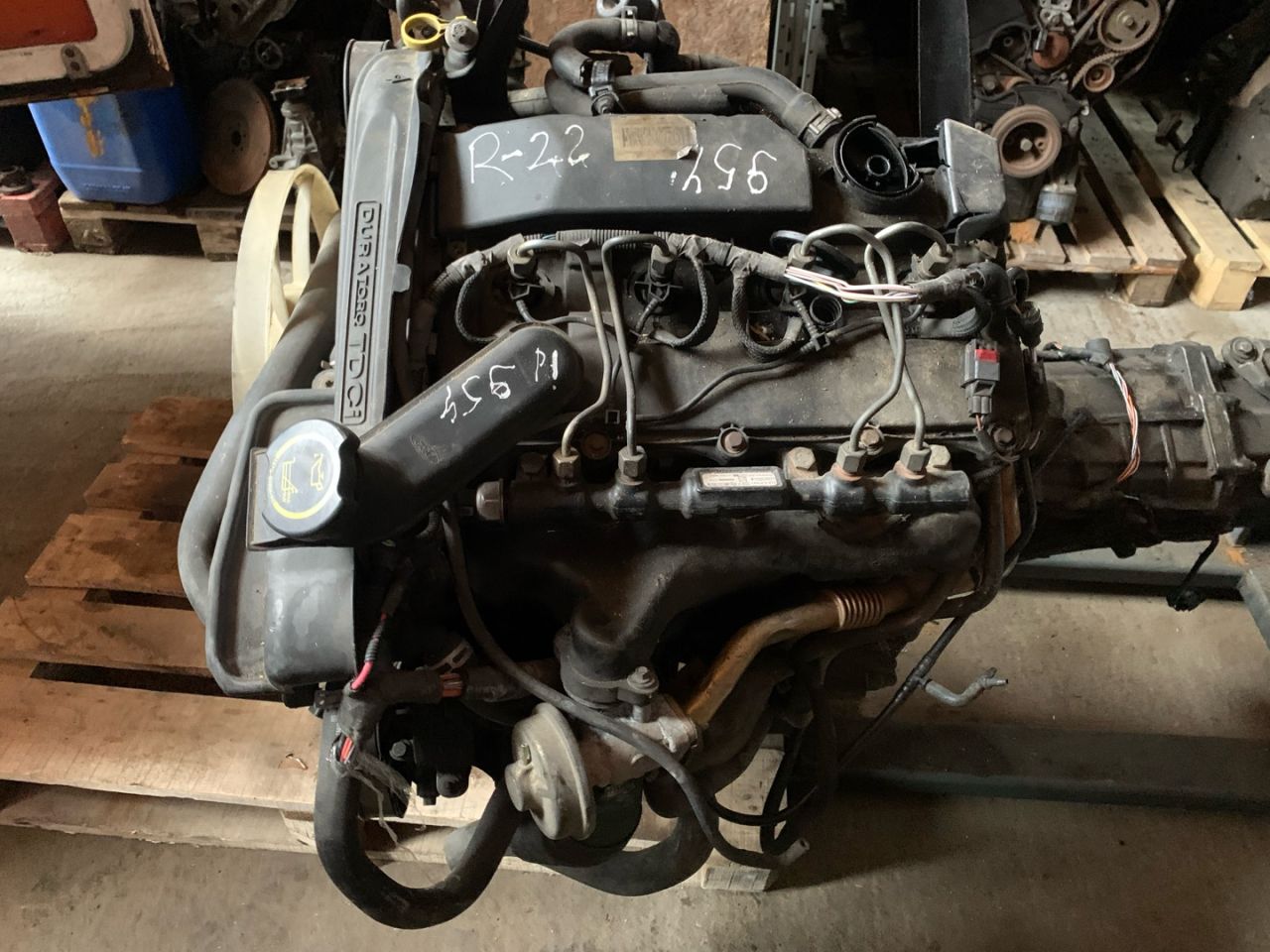 двигатель Ford Transit 6 поколение 2006, 2.4 л., H9FA, дизель, МКПП - фото №1