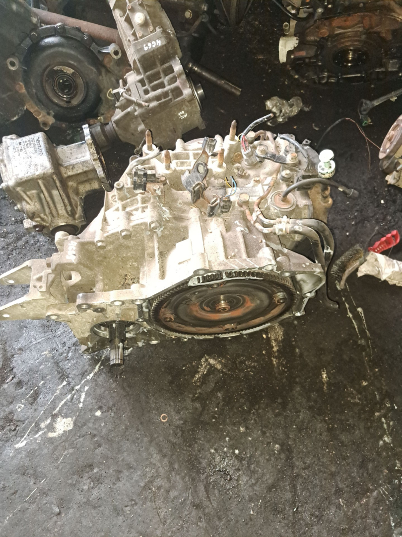 КПП автоматическая (АКПП) Mitsubishi Outlander 1 поколение 2007, 2.4 л., i, 4G69, бензин, АКПП, полный привод, W4A4BR22 - фото №1