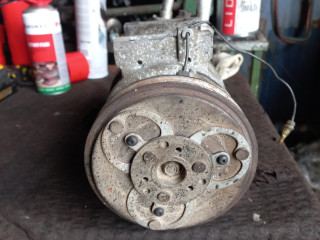 компрессор кондиционера Mitsubishi Pajero 2 поколение [рестайлинг] 2000, 2.5 л., 4D56 (8V), дизель, 4D56