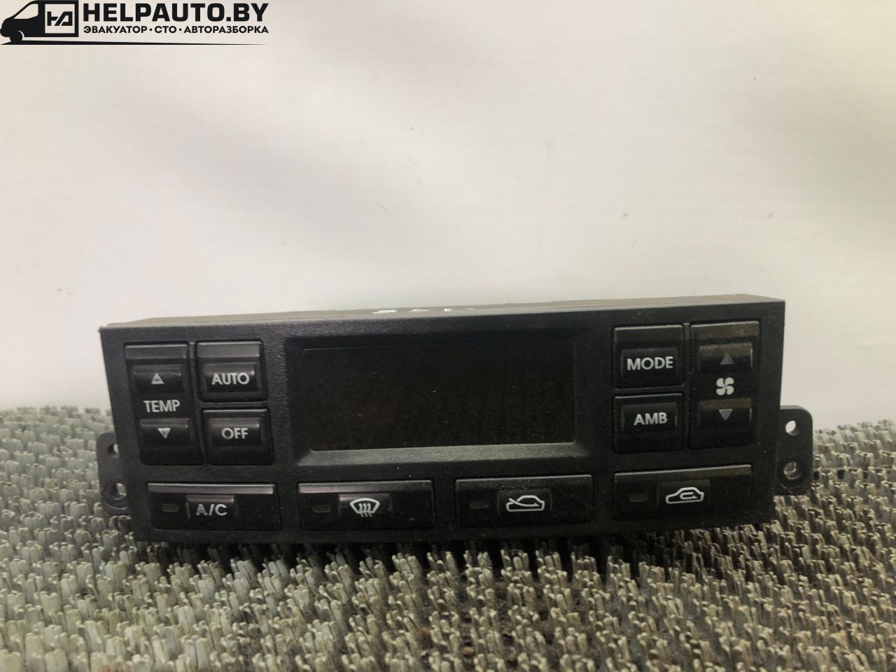 блок управления печки / климат-контроля Kia Sorento 1 поколение 2005, 2.5 л., дизель, МКПП, серый, полный привод - фото №1