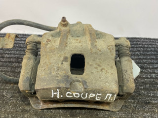 суппорт передний правый Hyundai Coupe RD [рестайлинг] 1999, 2.0 л., G4GF, бензин, 5МКПП, желтый, купе