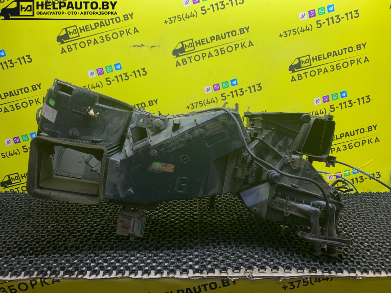 корпус отопителя (печки) SEAT Ibiza 2 поколение 1998, 1.6 л., ALM, бензин, 5МКПП, синий, хетчбэк 5 дв., передний привод - фото №1