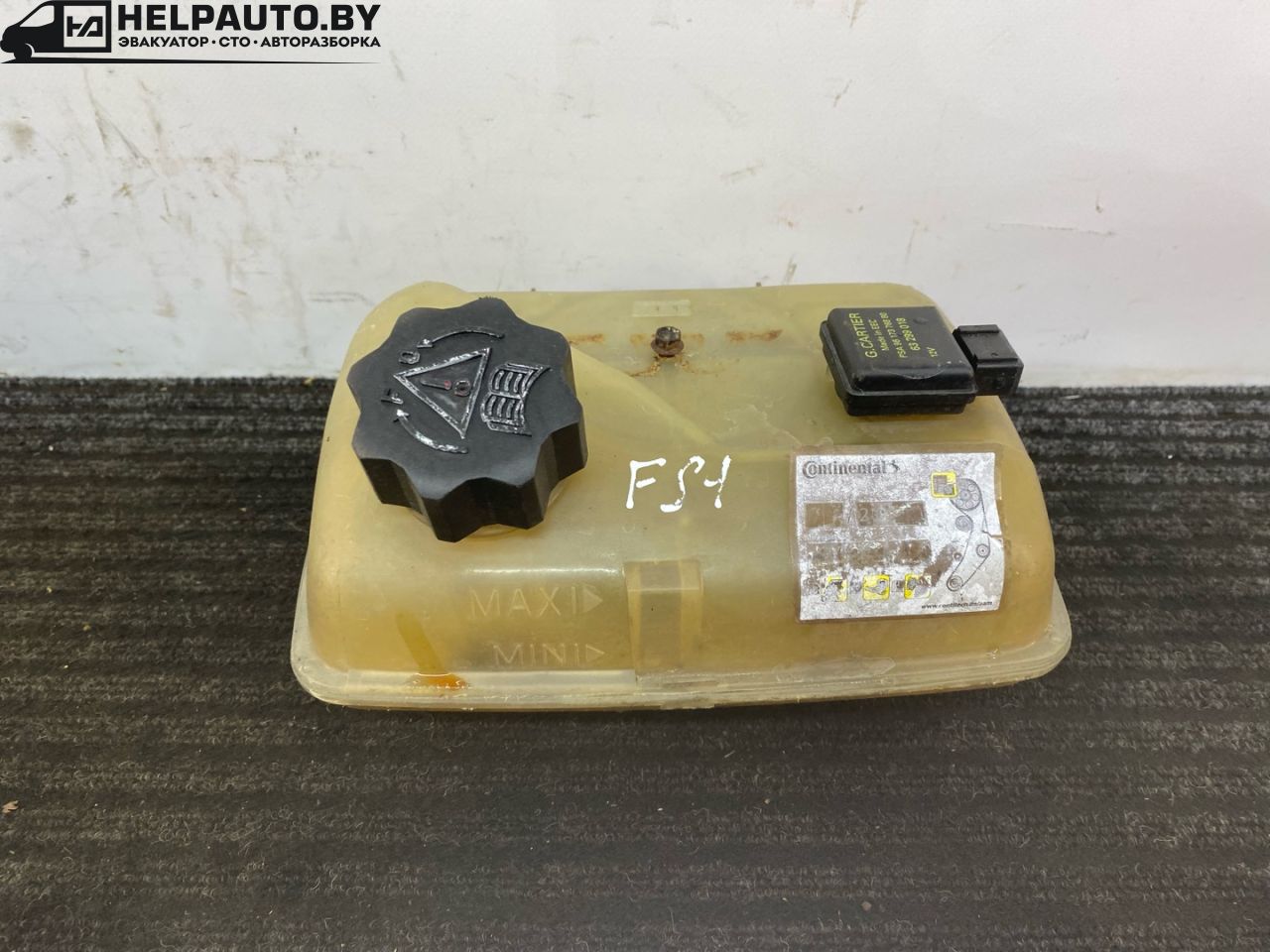 бачок расширительный Fiat Scudo 1 поколение (1996 - 2007), 2.0 л., дизель, МКПП, белый, минивэн, передний привод, 14889490, 9617376880, 63299018 - фото №1