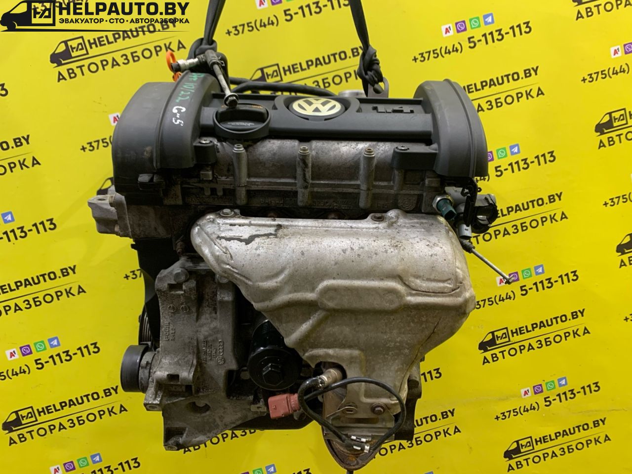 двигатель Volkswagen Golf 5 поколение 2008, 1.4 л., BUD, бензин, 5МКПП, синий, хетчбэк 5 дв., передний привод, BUD, 429548 - фото №1