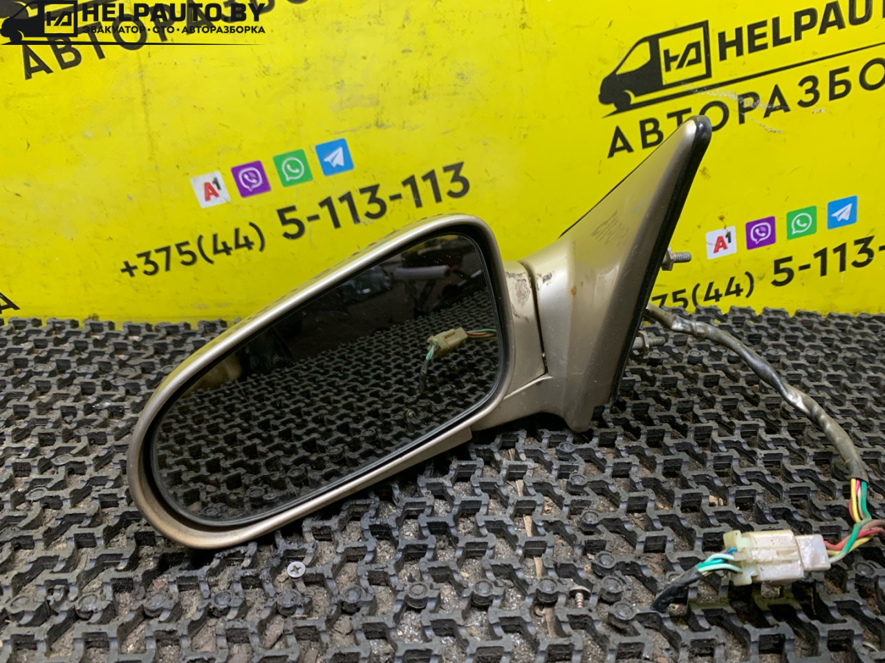 зеркало наружное левое Geely CK Otaka 1 поколение 2006, 1.5 л., бензин, МКПП, золотистый, седан, передний привод - фото №1