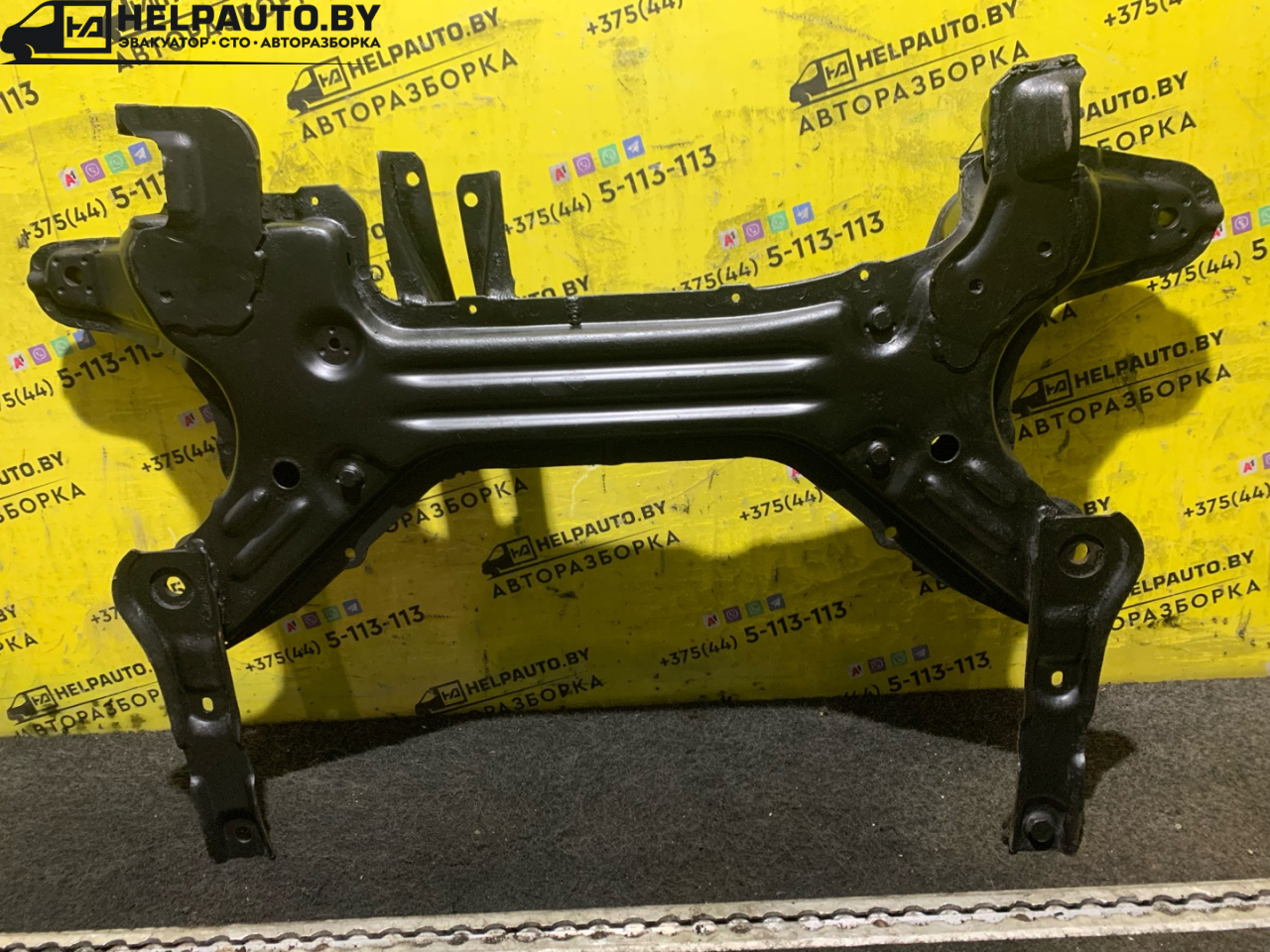балка подвески передняя (подрамник) SEAT Ibiza 2 поколение 1998, 1.6 л., ALM, бензин, 5МКПП, синий, хетчбэк 5 дв., передний привод - фото №1