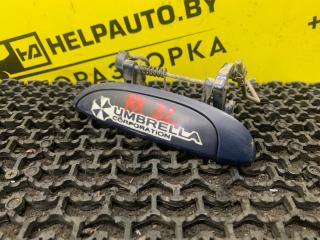 ручка наружная задняя левая Renault Scenic RX4 1 поколение 2003, 2.0 л., F4R 744, бензин, МКПП, синий, внедорожник 5 дв.