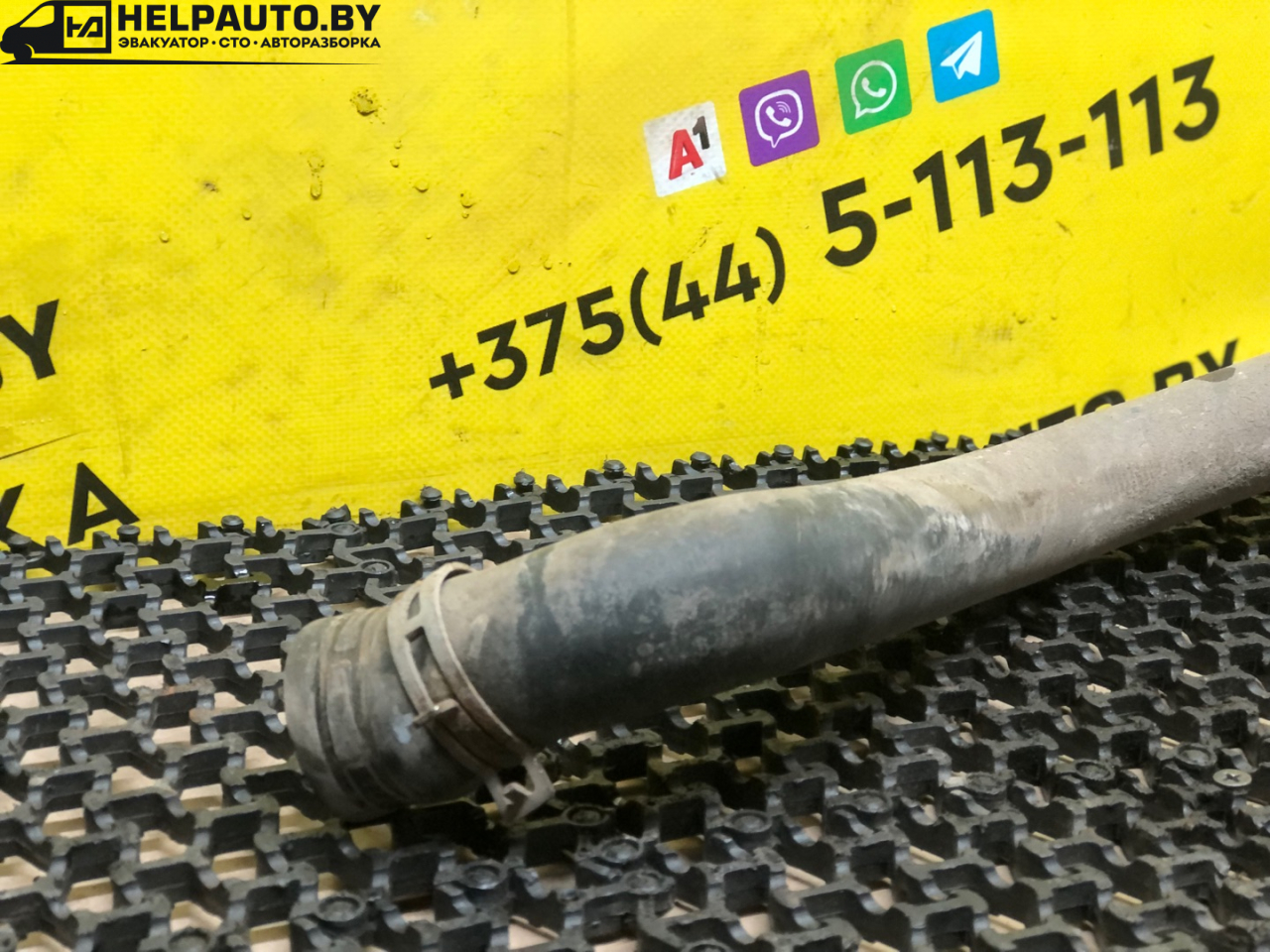 патрубок радиатора SEAT Ibiza 2 поколение 1998, 1.6 л., ALM, бензин, 5МКПП, синий, хетчбэк 5 дв., передний привод - фото №1
