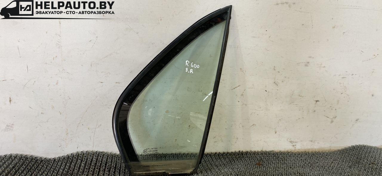 форточка задняя правая Rover 600 Series 1 поколение FF 1998, 2.0 л., дизель, МКПП, зеленый, седан, передний привод - фото №1