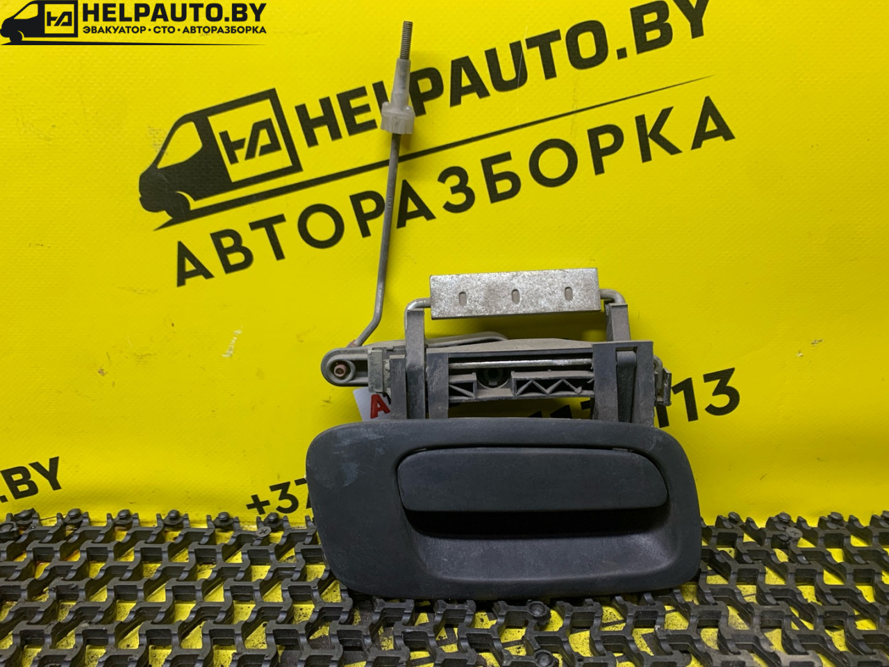 ручка наружная Opel Astra G 1998, 1.4 л., X 14 XE, бензин, МКПП, серебро, универсал, передний привод - фото №1
