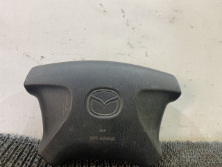 подушка безопасности водителя Mazda 626 GF [рестайлинг] GF 1999, 1.6 л., i, бензин, МКПП, бежевый, седан, передний привод