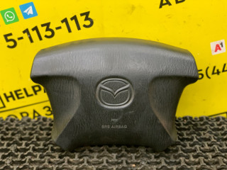 подушка безопасности водителя Mazda 626 GF [рестайлинг] GF 1999, 2.0 л., дизель, МКПП, черный, седан, передний привод