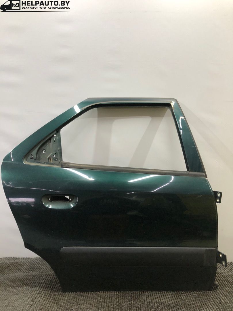 дверь задняя правая Citroen Xsara 1 поколение 1998, 1.9 л., дизель, 5МКПП, зеленый, универсал - фото №1