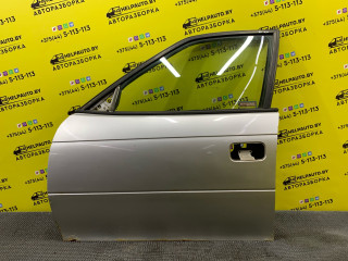 дверь передняя левая Opel Astra F [рестайлинг] 1997, 1.6 л., X 16 SZR, бензин, МКПП, серебро, универсал, передний привод
