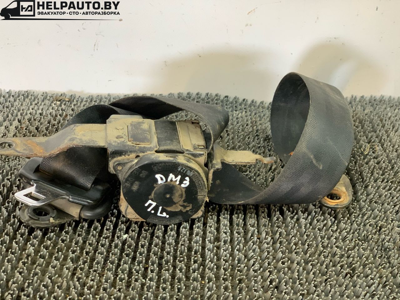 ремень безопасности Daewoo Matiz M200 KLYA 2006, 0.8 л., F8CV, бензин, МКПП, серый, хетчбэк 5 дв., передний привод - фото №1