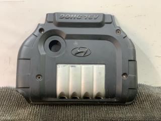 декоративная крышка двигателя Hyundai Sonata 4 поколение [рестайлинг] (2001 - 2013), 2.4 л., бензин, МКПП, серебристый, седан, передний привод
